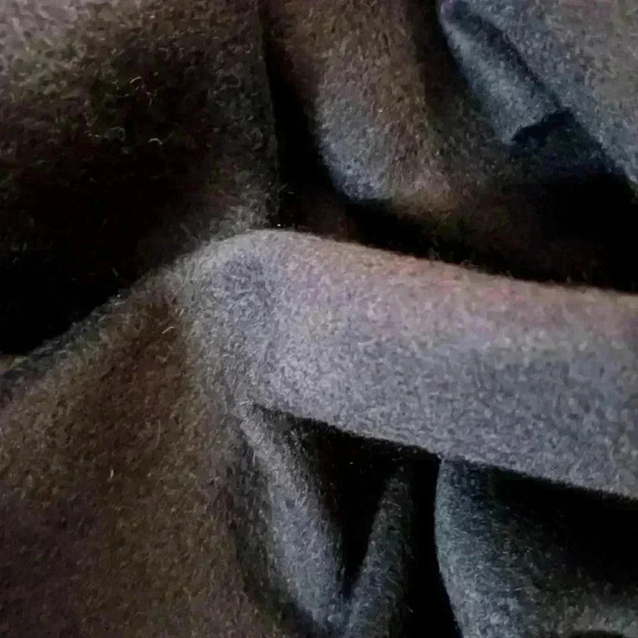 Cashmere wool blend soft NAVY blue lux scarf Jennie Liu. - Picture 6 of 11